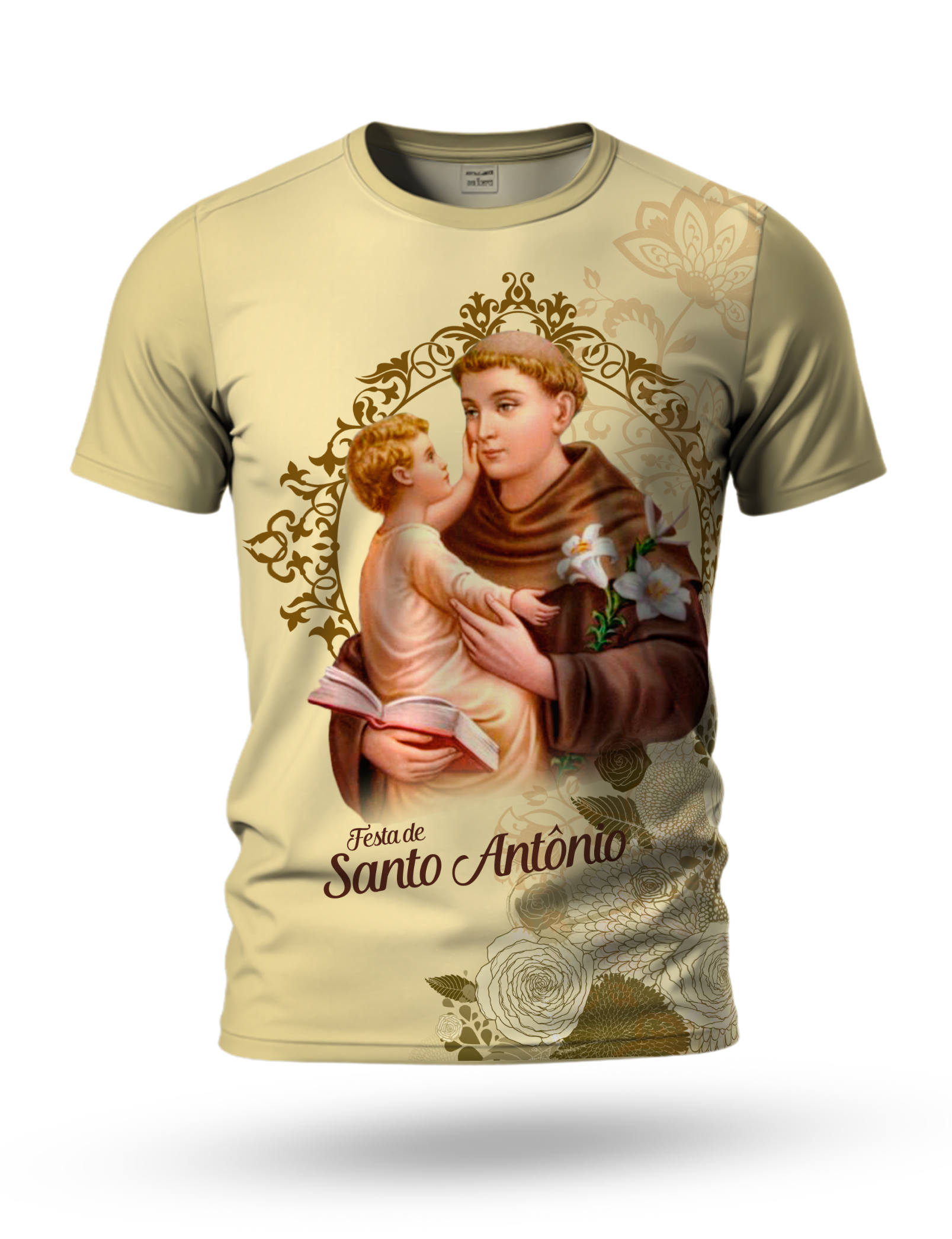 Arte: Arte de São Antônio para sublimação de camiseta 01