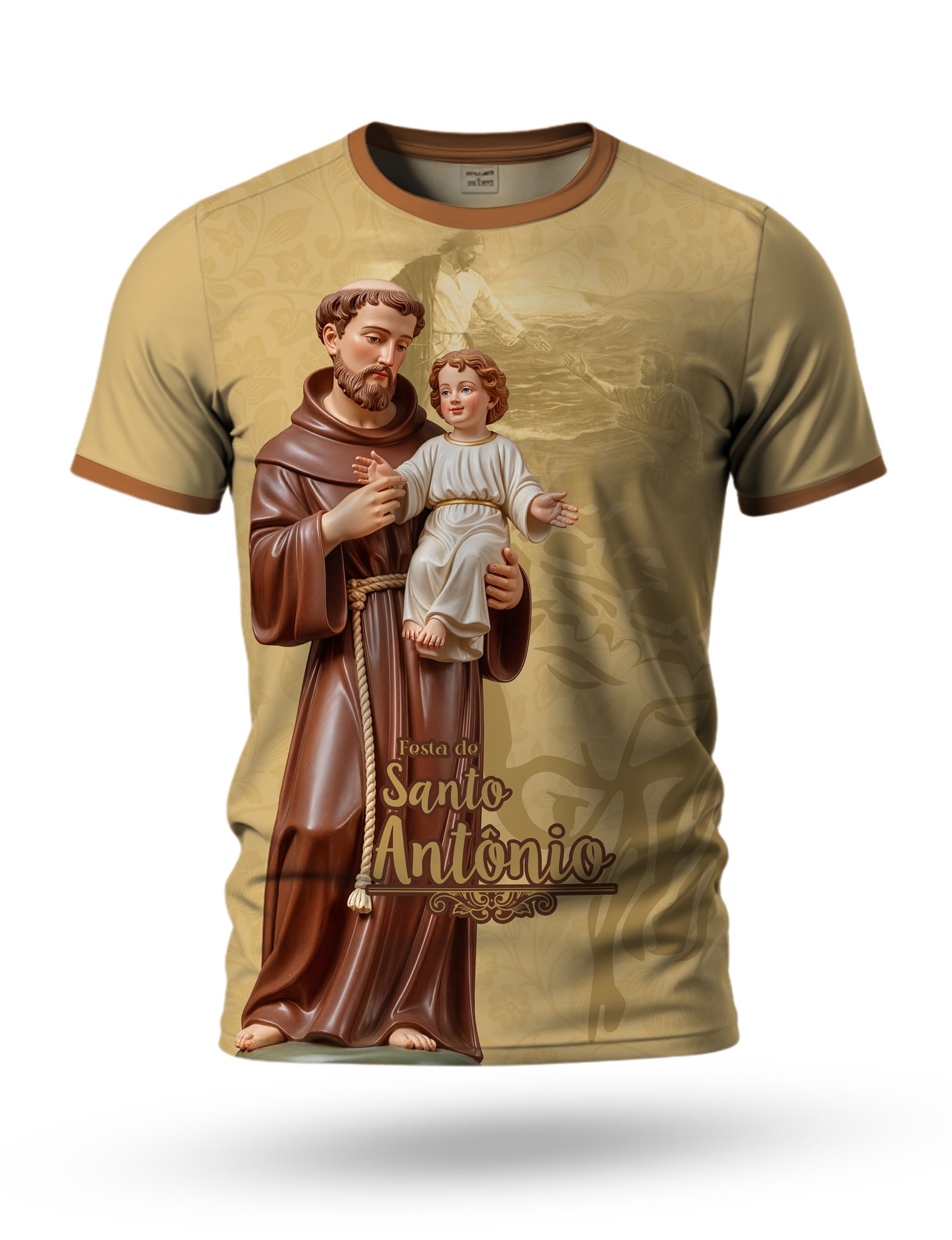 Arte camiseta de Santo Antônio para sublimação 03