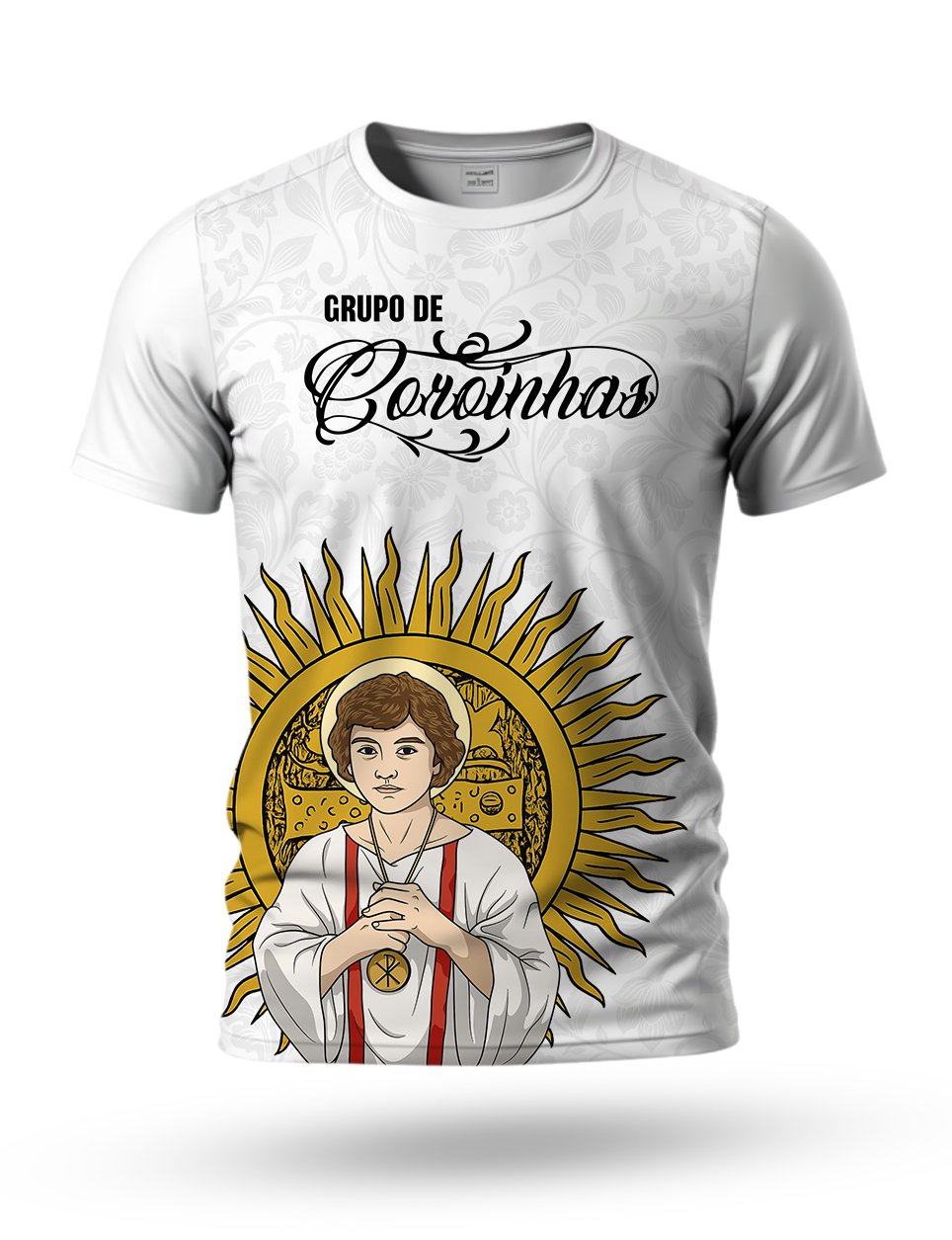 Arte Camiseta de São Tarcísio 04 tema grupo de coroinhas