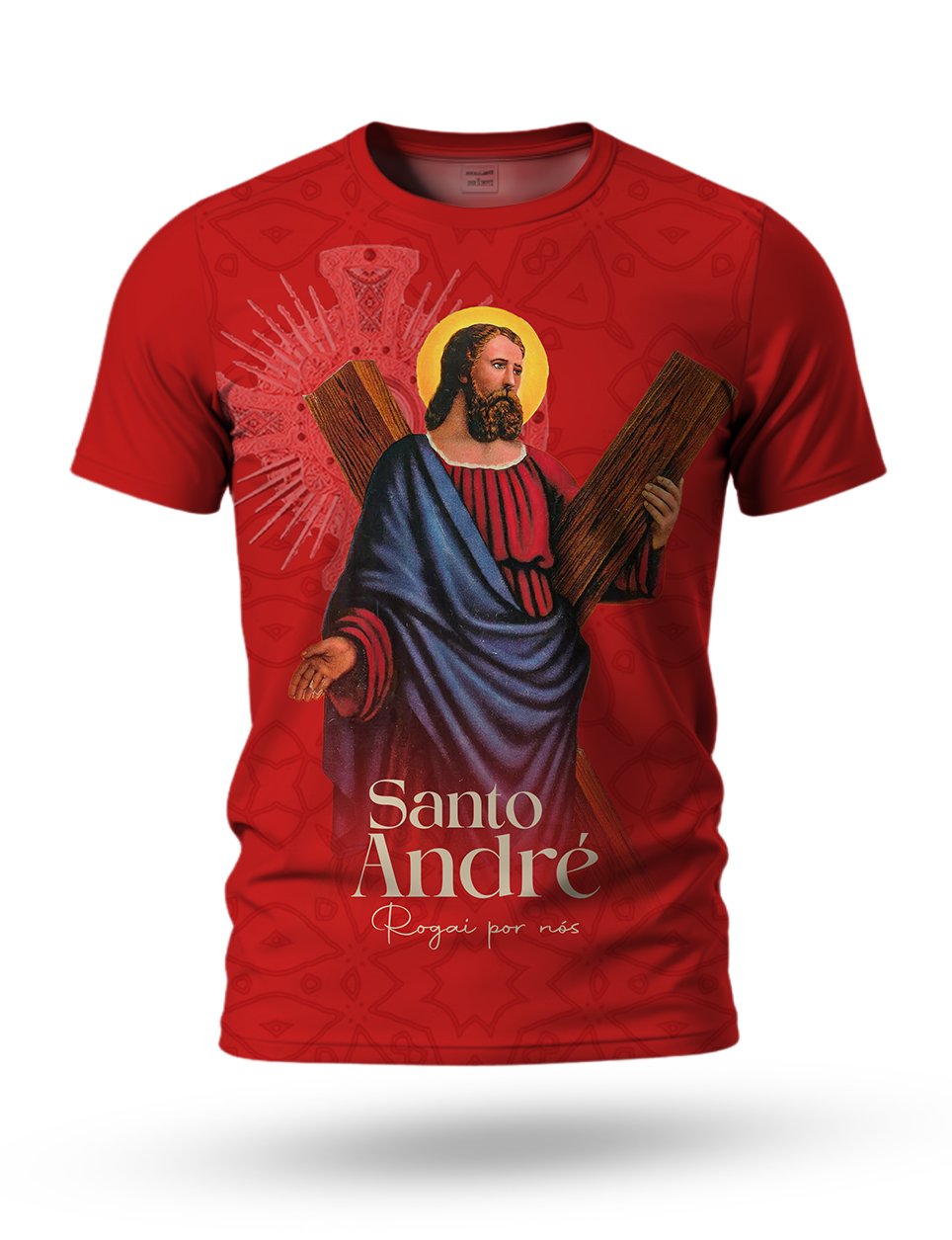 Arte Camiseta de Santo André 01 tema vermelho