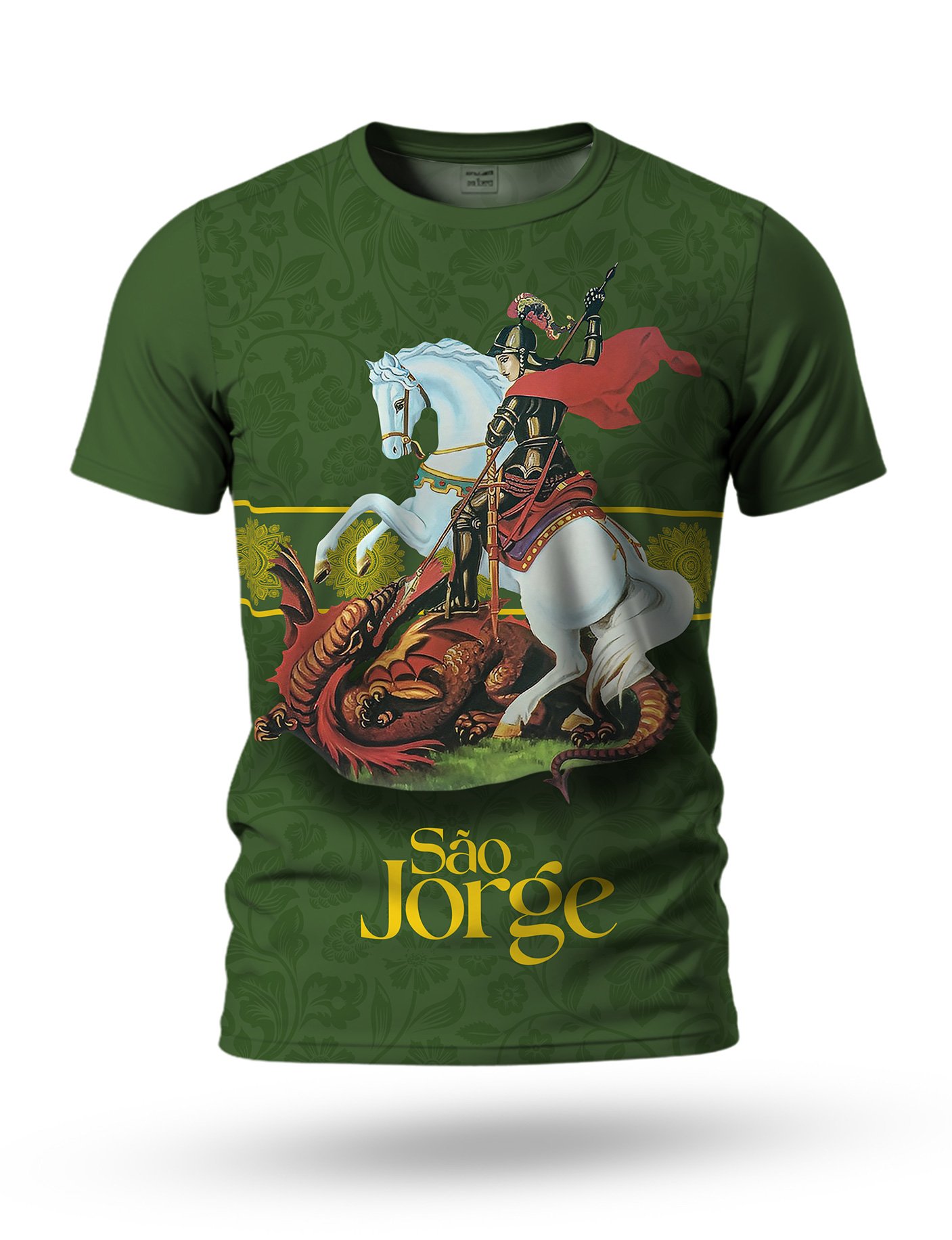 Arte: Arte Camiseta de São Jorge 02 tema verde