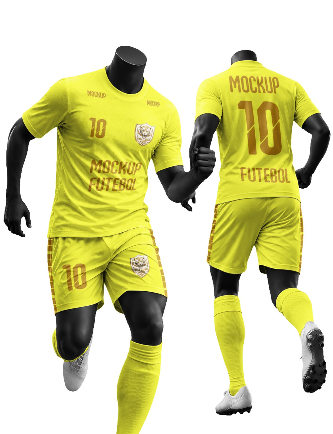 Mockup Realista de Camiseta Futebol PSD