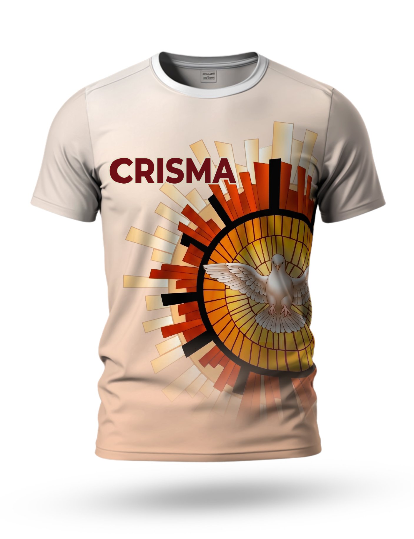 Arte Camiseta Crisma para Sublimação 04 tema branco